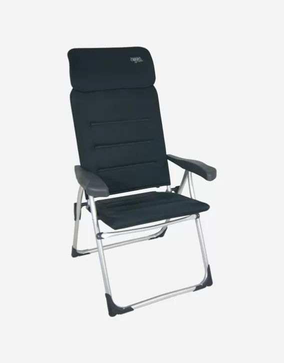 Adjustable Garden Chairs-Crespo Camping Chair - Aa-213 Air-Elite Compact - Grey