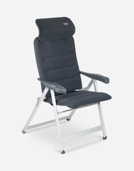 Adjustable Garden Chairs-Crespo Camping Chair - Aa-237 Air-Elite Compact - Grey