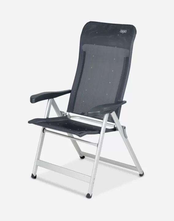 Adjustable Garden Chairs-Crespo Camping Chair - Al-237 - Dark Grey