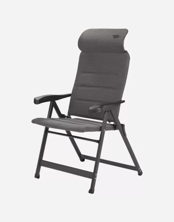 Adjustable Garden Chairs-Crespo Camping Chair - Ap-237 Tex-Supreme Compact - Grey (76)