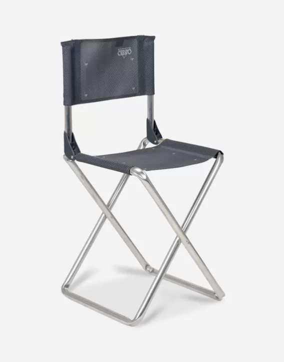 Non-Adjustable Garden Chairs-Crespo Chair - Al-304 - Dark Grey