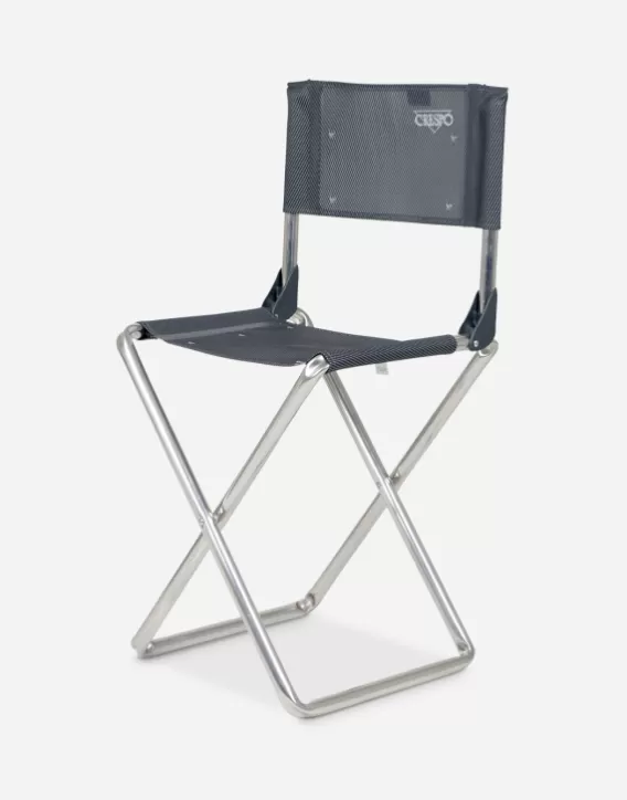 Non-Adjustable Garden Chairs-Crespo Chair - Al-304 - Dark Grey