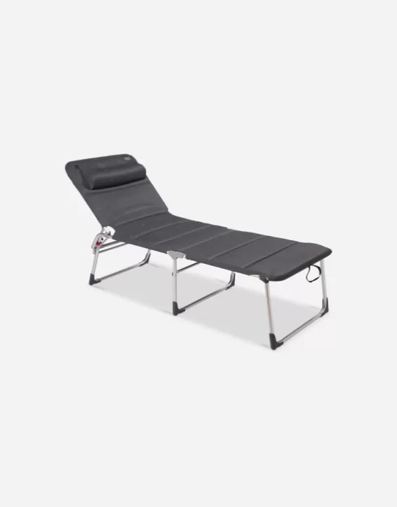 Adjustable Sunbeds-Crespo Lounger - Al-363 Deluxe Xl - Dark Grey (40)