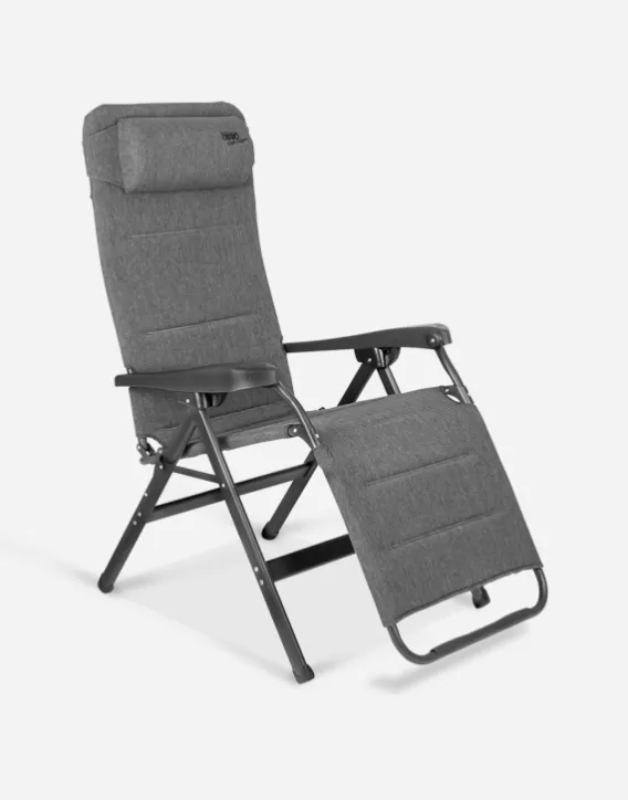 Adjustable Garden Chairs-Crespo Reclining Chair - Ap-234 Tex Supreme - Grey