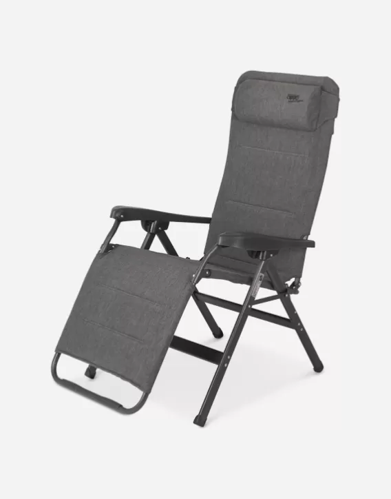 Adjustable Garden Chairs-Crespo Reclining Chair - Ap-234 Tex Supreme - Grey